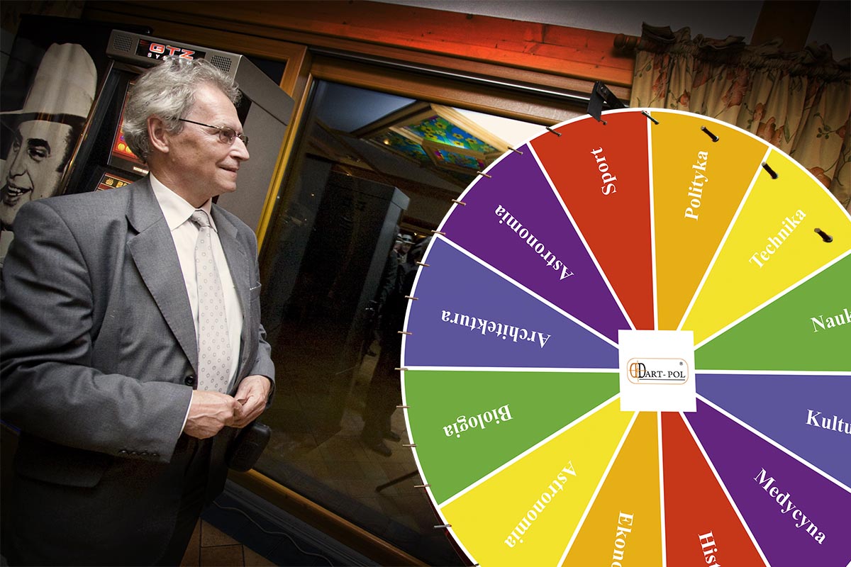 Koło szczęścia z quizem - Zabawa w casino, casino najem